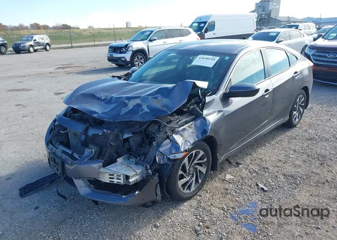 2017 Honda Civic Ex из США, поврежденный, VIN 19XFC2F71HE062074